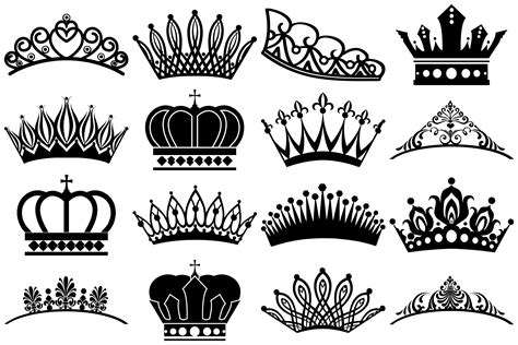 Crown Tiara Svg Silhouette | Images and Photos finder