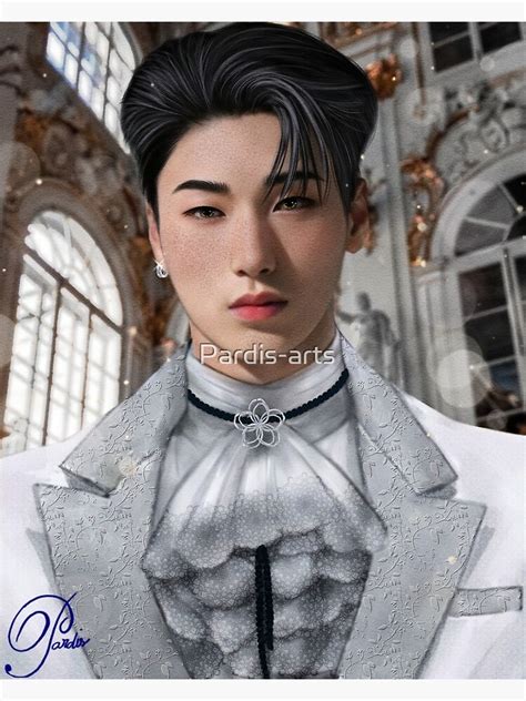 San Ateez Fanart Poster For Sale By Pardis Arts Redbubble