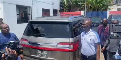 NPP Kennedy Agyapong Arrives At Party Headquarters To Meet Elections