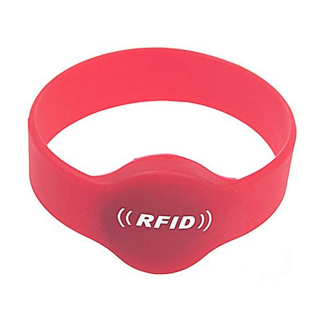 Waterproof Read Only Silicone 125kHz 4100 Chip RFID Wristbands For