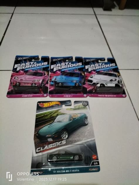Hot Wheels Paket Fast And Furious Women Of Fast And Premium Mazda Muata Lazada Indonesia
