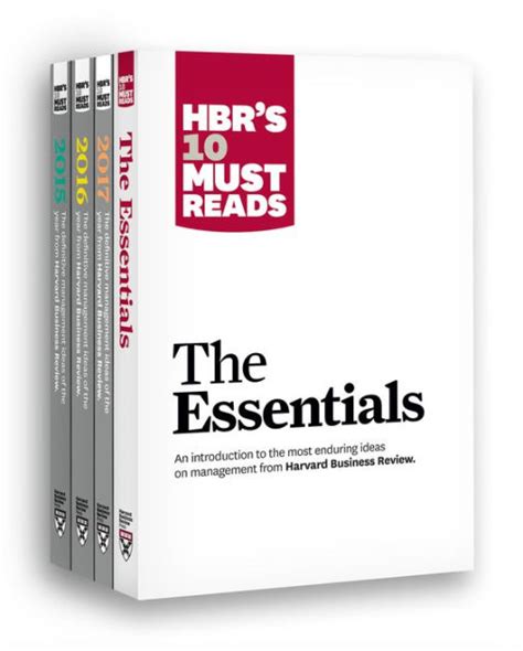 HBR S 10 Must Reads Big Business Ideas Collection 2015 2017 Plus The