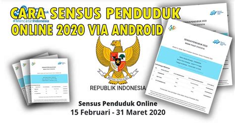 Cara Sensus Penduduk Online Menggunakan Hp Android Youtube