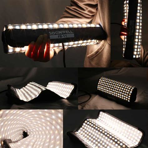 SOONWELL FB-11 (1×1 ft) Flex Bi-Color LED Light – Bollywood Film Equipments