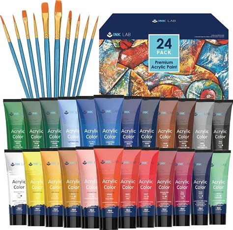 Acrylic Paint Set X Ml Non Toxic Acrylic Paint For Beginners