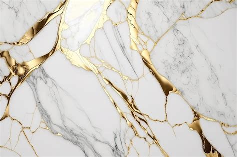 Premium Photo Luxury Marble Texture Background White Gold Natural