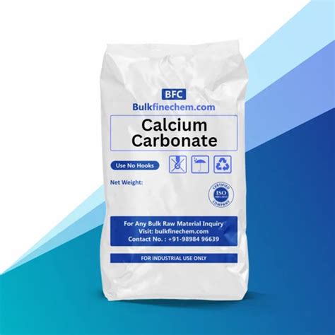 Bulkfinechem Calcium Carbonate Commercial Grade 25 Kg Bag At Rs 200 Kg