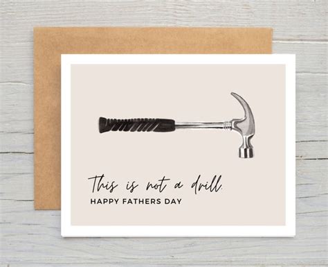 Printable Fathers Day Card Handyman Dad Card Garage Tools Etsy