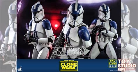 12吋人偶 Hot Toys星際大戰複製人之戰501軍團複製突擊兵 可動人偶 潮玩媒 FashionToyMedia