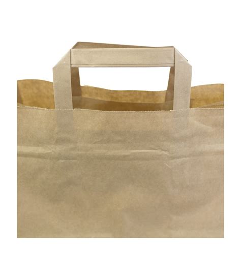 Sac Papier Kraft Avec Anses Plates G M X Cm Ut S