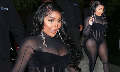 Lil Kim Dons A Sheer Black Catsuit As She Arrives At Grammys After Party