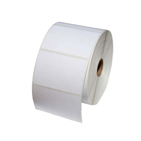 White Plain Glossy Barcode Label Packaging Type Roll Size X Mm