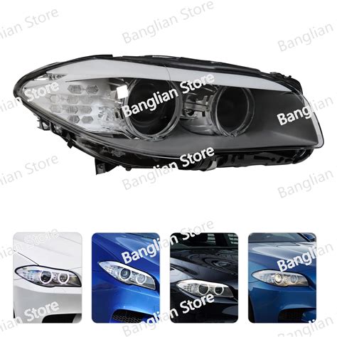 Xenon Headlight Passenger Driver Side Headlamp For 2011 2013 Bmw 5 Series F10 528i 550i