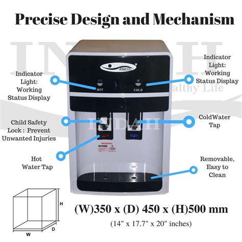 Brand New Hot Cold Water Dispenser Direct Piping To Sink Stage Korean Filter Sg