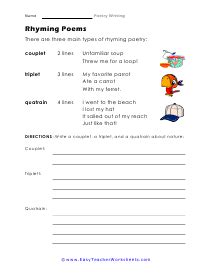 Types Of Poems Task Cards Rd Grade Fl Best Magicore Worksheets