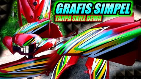 Airbrush Grafis Simple Semi 3d Keren Youtube