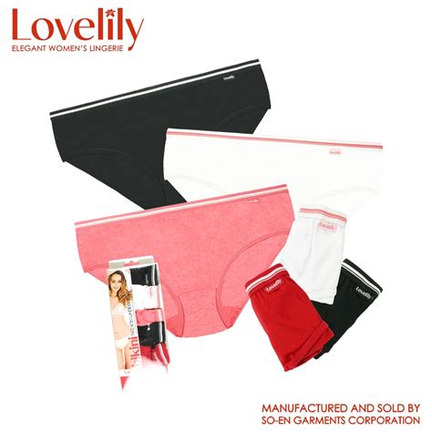 Lovelily IN Scarlett Cotton Rich Bikini Outside Garter Panty Shopee Malaysia