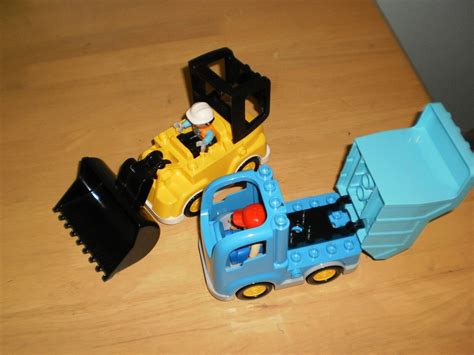 Lego Duplo Bagger Lkw Kipper Aus Baustelle Top Ebay