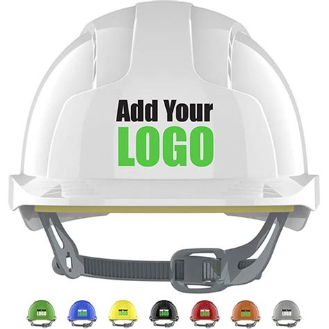 Jsp Evolite Custom Printed Safety Helmet Safetec Direct