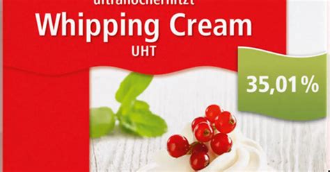 Whipping Cream 35 % | frischli Foodservice