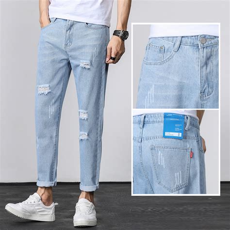 Jual Celana Jeans Slim Fit Pria Celana Jens Korean Style Pria Celana