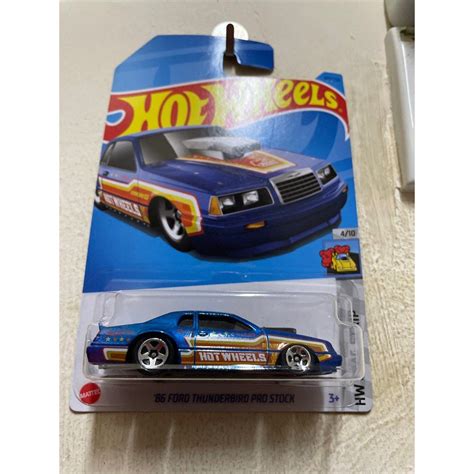 Hot Wheels Ford Thunderbird Pro Stock Jhook Creased Shopee Malaysia