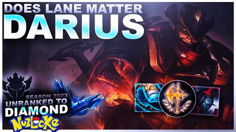 DOES LANE PHASE MATTER DARIUS Unranked To Diamond Nuzlocke League