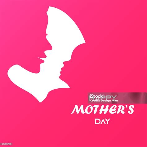 Mothers Day Design Mothers Day Vector Art Design Eps10 Stock