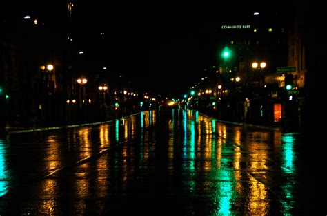 Reflections On A Rainy Night By Andyserrano On Deviantart