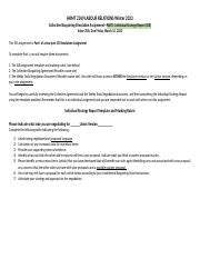 Collective Bargaining Simulation Assignment Individual Strategy