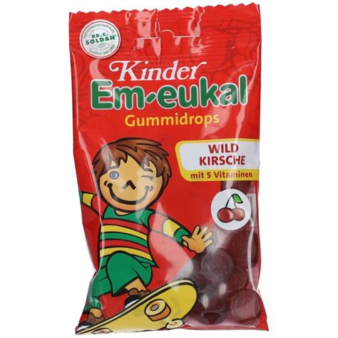 Kinder Em Eukal Gummidrops Wildkirsche Zuckerhaltig G Shop Apotheke