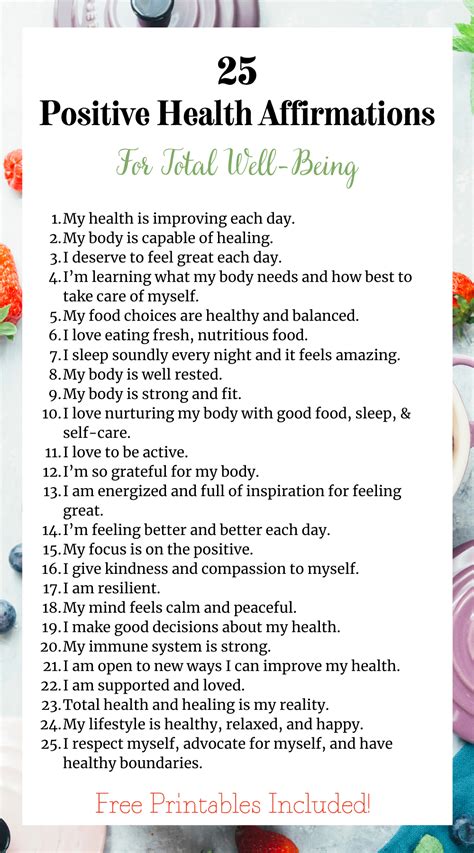 Positive Affirmations Worksheet Adults