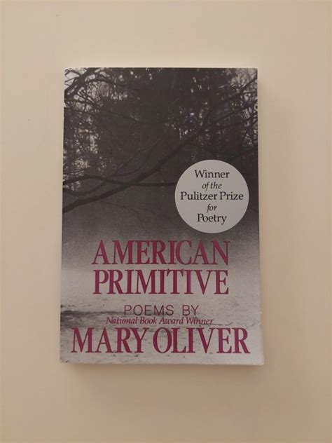 Mary Oliver American Primitive Hobbies Toys Books Magazines