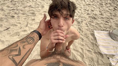 Public Beach Fucking Twink Raw Caught Jay Magnus Juven Letthemwatch