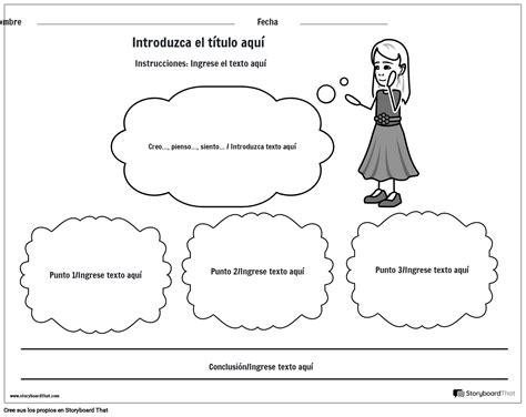 Plantilla De Estructura De Ensayo Argumentativo Gris