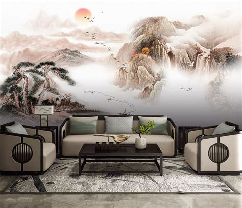 Wall Mural Wallpaper, Living Room And Room - 1005x868 - Download HD ...