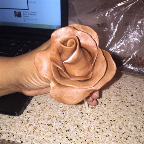 Tootsie Roll Rose Cake Pop Rose Cake Pops Rose Cake Tootsie Roll
