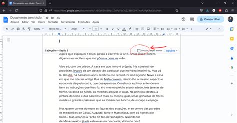 Como numerar páginas no Google Docs