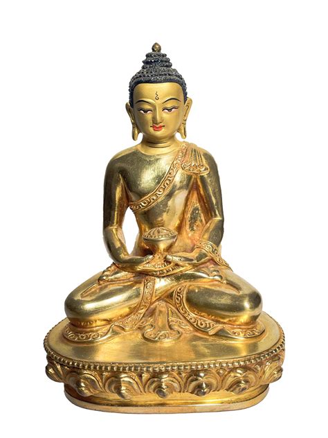 Handmade Nepali Statue Of Buddha – Full Gold Plated | Price: US$240