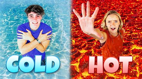 HOT VS COLD Extreme Pool Challenge YouTube