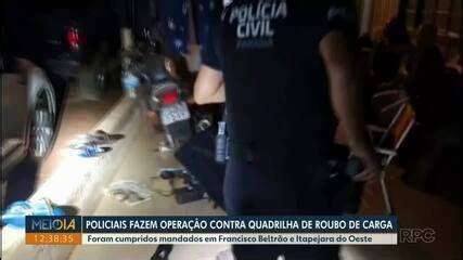 Tr S Pessoas S O Presas Em Opera O Contra Grupo Suspeito De Roubo De