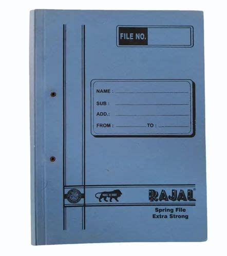 spring clip sky blue cardboard paper office file size   rs