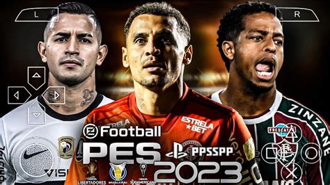 EFOOTBALL PES 2023 PPSSPP SUL AMERICANO LIBERTADORES E