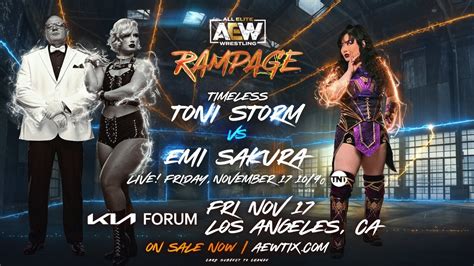 Aew Rampage De Noviembre Del Cobertura Y Resultados