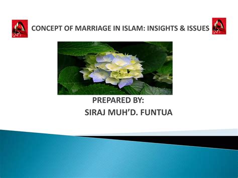 Concept Of Marraige In Islam Part 1 Ppt