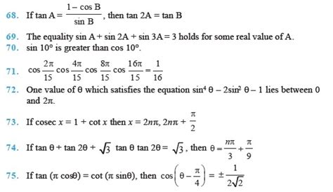 ncert exemplar class  maths unit  trigonometric functions aglasem