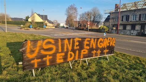 Dans le Nord Mayenne un nouveau débrayage à lentreprise Edip menacée