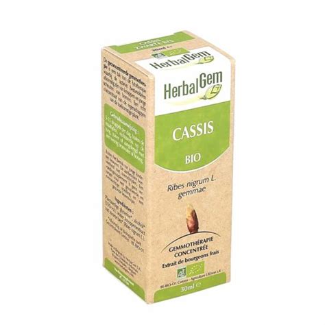 Herbalgem Cassis Bio Flacon De 30ml La Pharmacie De Pierre