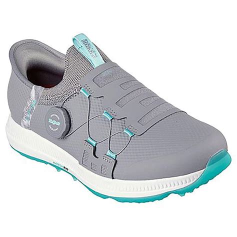 Skecher GO GOLF ELITE 5 SLIP 'IN Womens Golf Shoes - Grey/Aqua SKECHERS ...