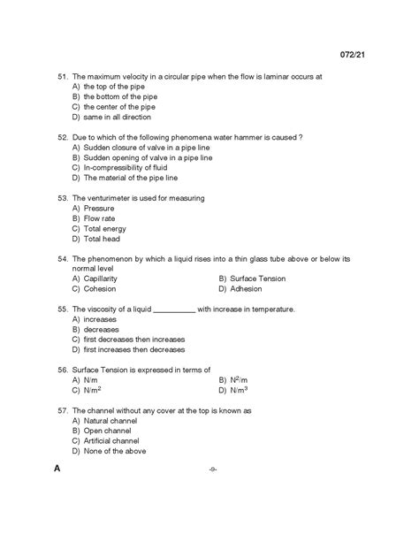 Kerala Psc Overseer Draftsman Mechanical Examination Question Paper Of